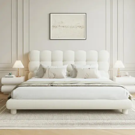 CALI UPHOLSTERED KING SIZE BED