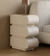 Loria Mini 3-Drawers Nightstand