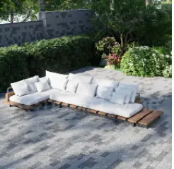 Revo Outdoor L Shape Sectional Sofa