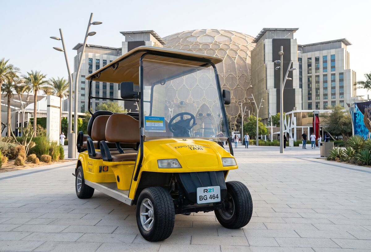 R21 taxi buggy at Expo City Dubai